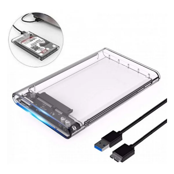 Orico USB 3.0 Micro B Şeffaf 2.5" İnch Sata SSD Hard Disk Kutusu - Görsel 8