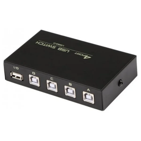 4 Port Çoklu Bağlantı Yazıcı Printer USB Çoklayıcı Switch Hub - Görsel 3