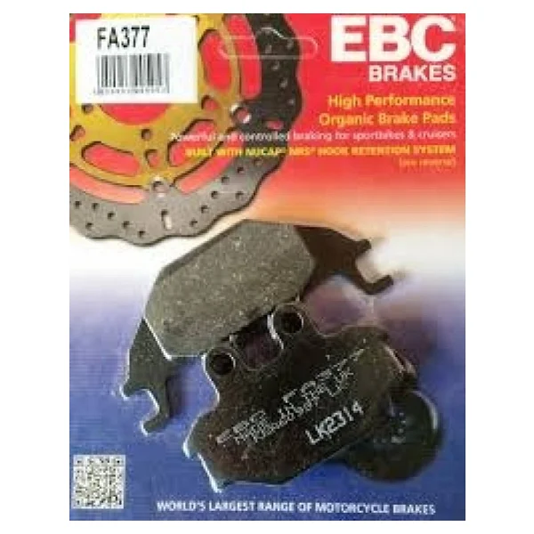Sym Wolf Sb 250 Nı Arka Fren Balatası Ebc Fa377 Balata - Görsel 3