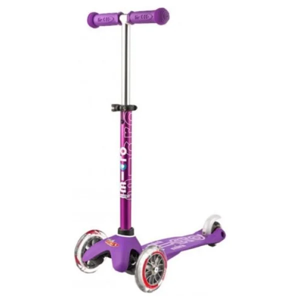 Micro Mini 3 İn 1 Deluxe Mmd012 Mor 3 Tekerlekli Oturaklı Çocuk Scooter - Görsel 5