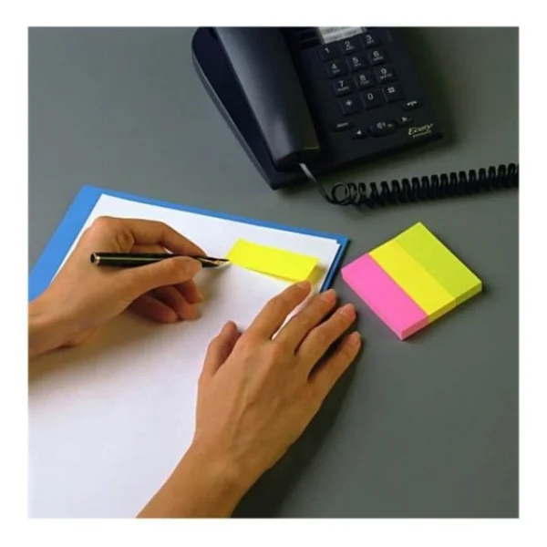 Post-It Indeks 100 Yp 15x50 Fosforlu 5 Renk 670-5 - Görsel 8