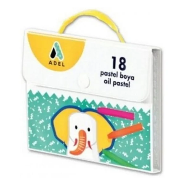 Adel Çantalı 18'li Pastel Boya - Görsel 7