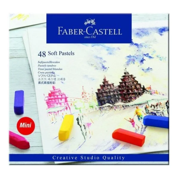 Faber-Castell Creative Studio Soft Mini 48'li Toz Pastel Boya - Görsel 5