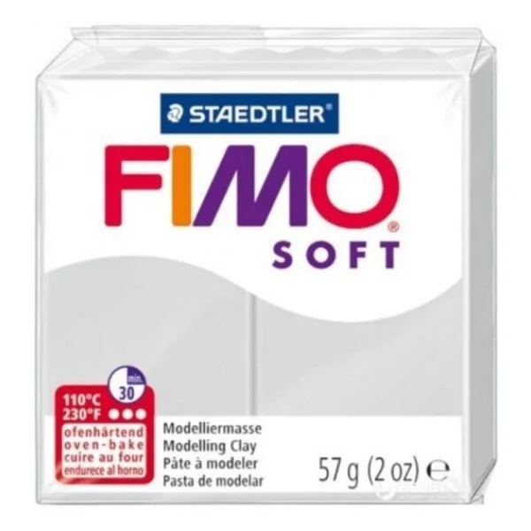 Staedtler Fimo Soft 80 Dolphin Grey 57 Gr Polimer Kil - Görsel 3