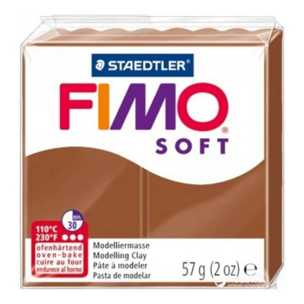 Staedtler Fimo Soft 7 Caramel 57 Gr Polimer Kil - Görsel 3