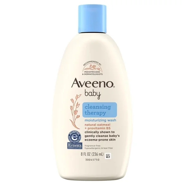 Aveeno Baby Cleansing Therapy Nemlendirici Bebek Yıkama 236 Ml - Görsel 5