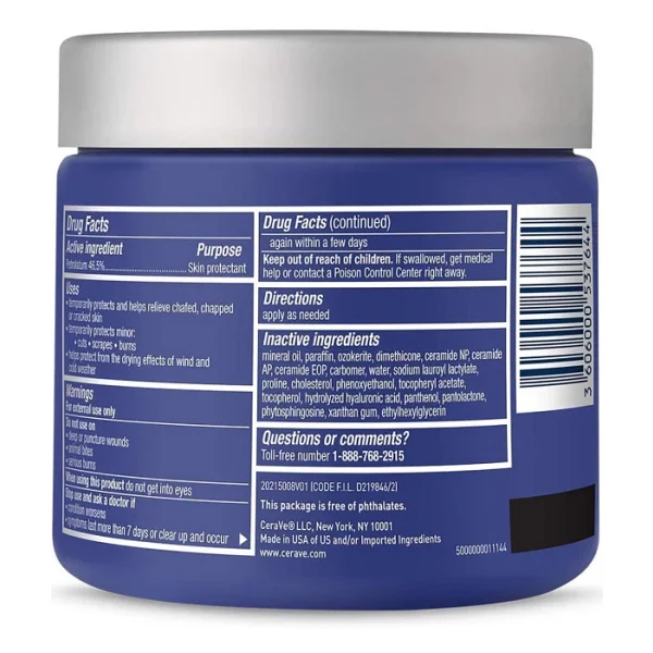 Cerave Çatlamış Ve Aşırı Kuru Ciltler İçin Balsam 340gr - Görsel 4