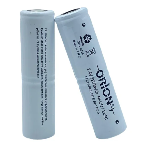 Orion 2.4v Ni-CD Sc 2200mah Şarj Edilebilir Pil - Görsel 4