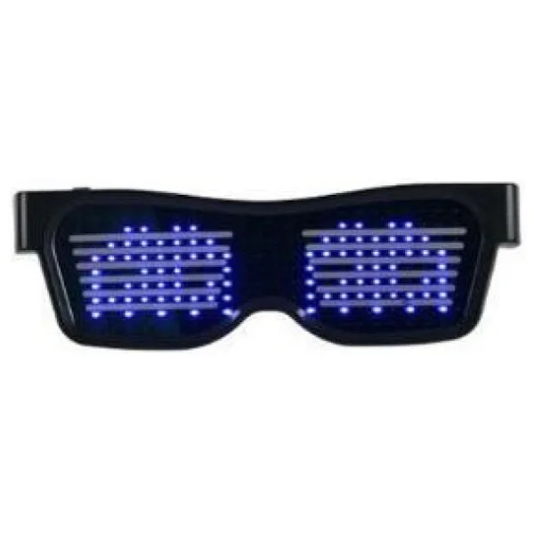 Smart LED Glasses Çok Renkli LED Işıklı Parti Gözlüğü Kablosuz Uygulamalı Eğlence Parti Hj-Lrg02 - Görsel 5