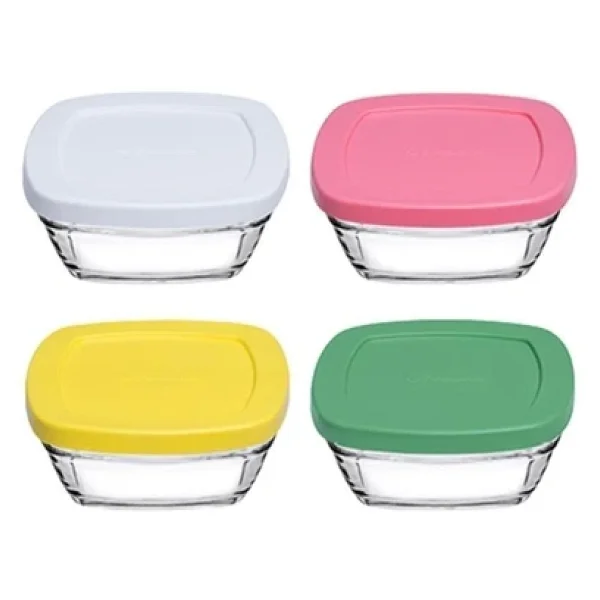 Paşabahçe Pudding 96840 4'lü 310 Ml Cam Saklama Kabı - Görsel 6