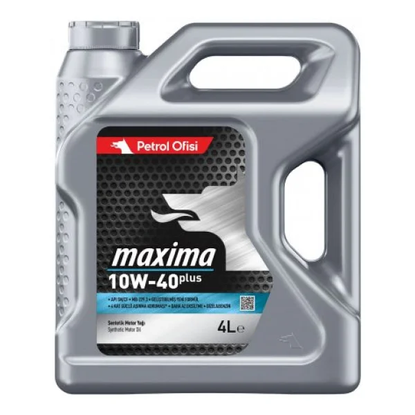 Petrol Ofisi Maxima Plus 10w-40 4 Lt Motor Yağı - Görsel 4