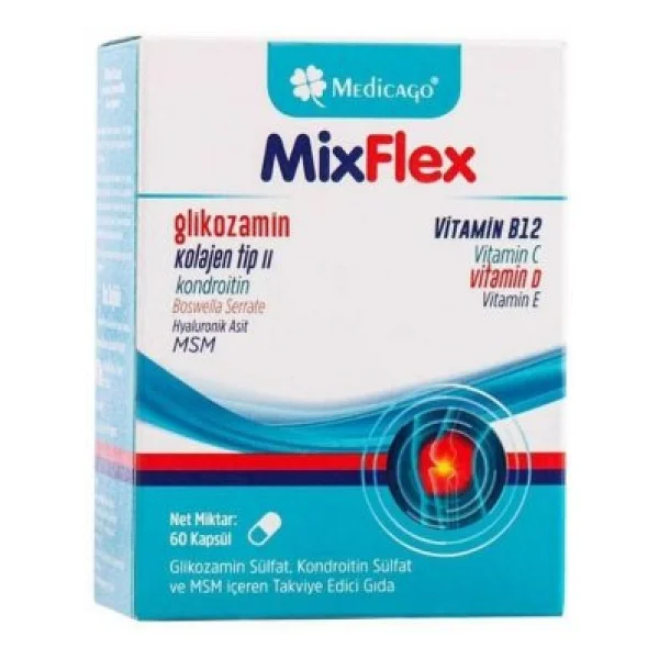 Medicago Mixflex Glukozamin 60 Kapsül - Görsel 4