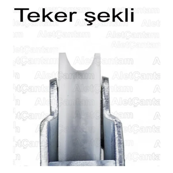 Aletçantam Beta Sürgülü Kapak Gardrop Tekerleği Dolap Tekeri 1 Kapak Set - Görsel 2