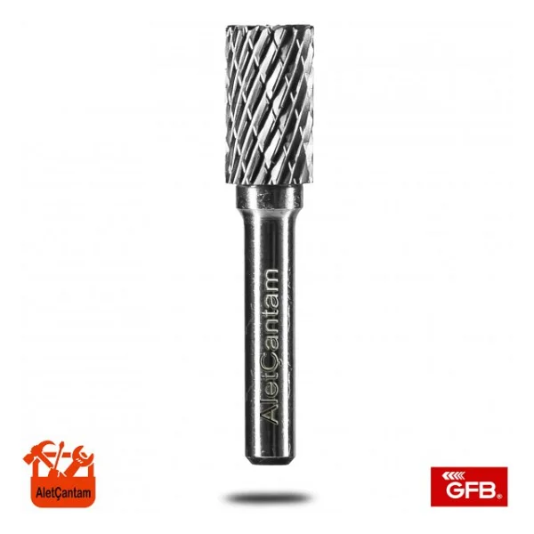 Gfb Karbür Freze Matkap Ucu Kalıpçı Taşlama Eğe 10mm (Silindir Tipi) - Görsel 4
