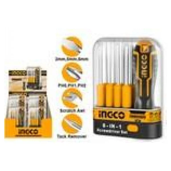 Ingco 9 Parçalı Tornavida Seti Akısd0901 - Görsel 3
