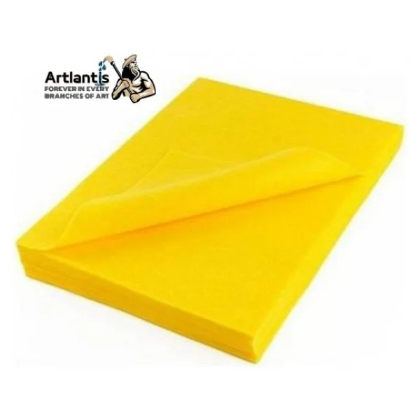 Sarı Keçe A4 2 Mm 20x30 Cm 5 Li 1 Paket Okul Kreş Etkinlik - Görsel 4