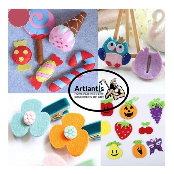 Sarı Keçe A4 2 Mm 20x30 Cm 5 Li 1 Paket Okul Kreş Etkinlik - Görsel 6