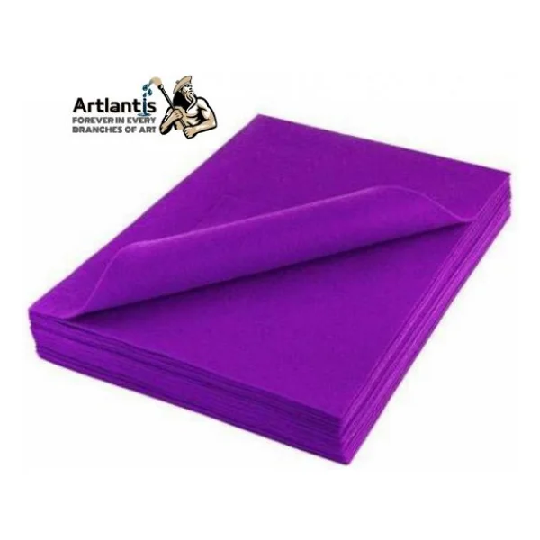 Mor Keçe A4 2 Mm 20x30 Cm 5 Li 1 Paket Okul Kreş Etkinlik - Görsel 4
