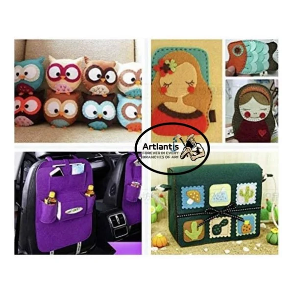 Mor Keçe A4 2 Mm 20x30 Cm 5 Li 1 Paket Okul Kreş Etkinlik - Görsel 9