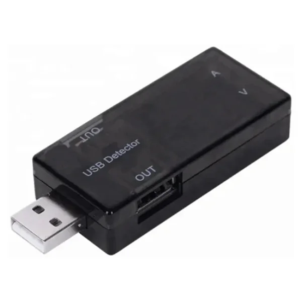 Ugreen USB Akım Ölçer Çift USB Çıkışlı Voltmetre Ampermetre Ölçüm Aleti - Görsel 3