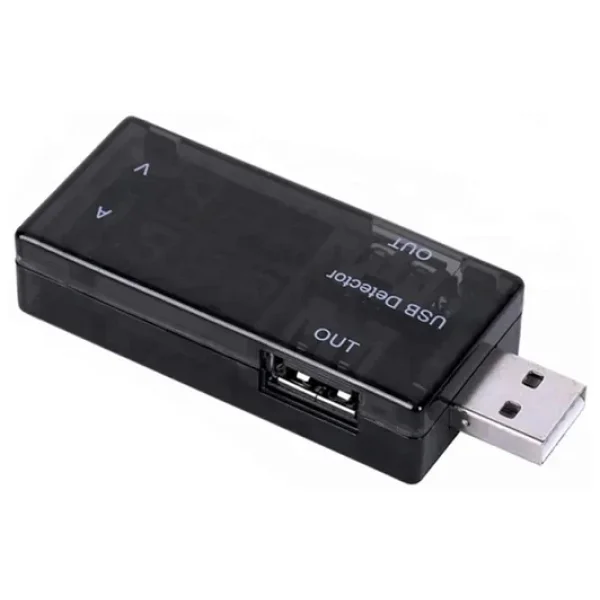 Ugreen USB Akım Ölçer Çift USB Çıkışlı Voltmetre Ampermetre Ölçüm Aleti - Görsel 2