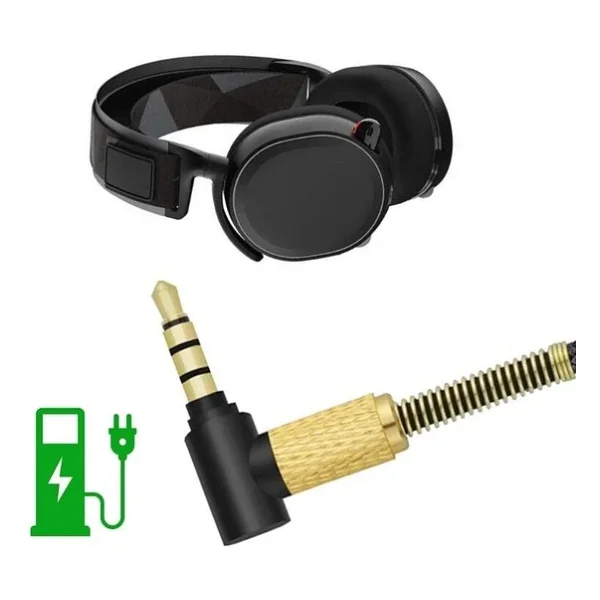Schulzz Steelseries Arctis 1 3 5 7 9x Pro Kablosuz Oyuncu Kulaklığı Kablosu - Siyah - Görsel 4