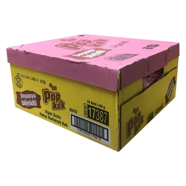 Eti Popkek Vişneli Kek 60 Gr 24'lü - Görsel 3