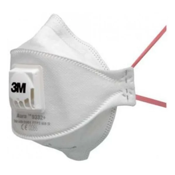 3m Aura 9332 Ffp3 Ventilli 10 Adet Partikül Solunum Maskesi - Görsel 4