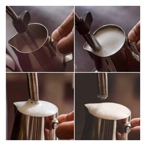 Epinox Pitcher Çelik Kahve Süt Potu 300 Ml - Görsel 5