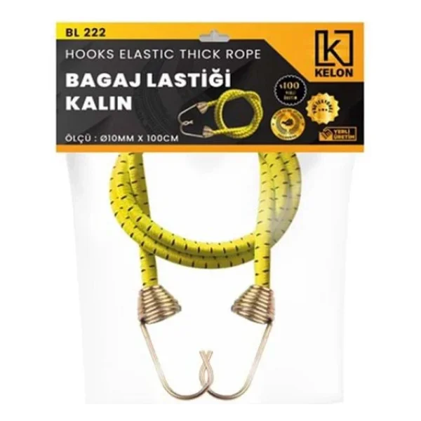 Eltos Kelon Bagaj Lastiği 10mm - 100 Cm - Görsel 3