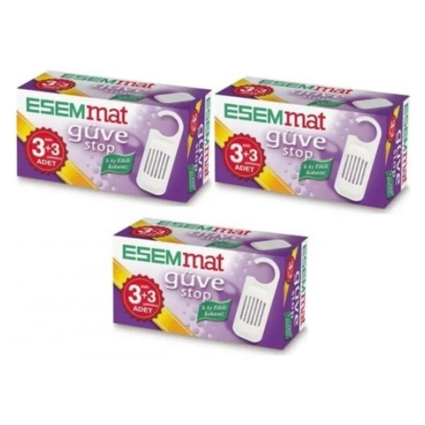 Esemmat 3 Askı + 3 Çekmece 3'lü Kokusuz Güve Stop - Görsel 4