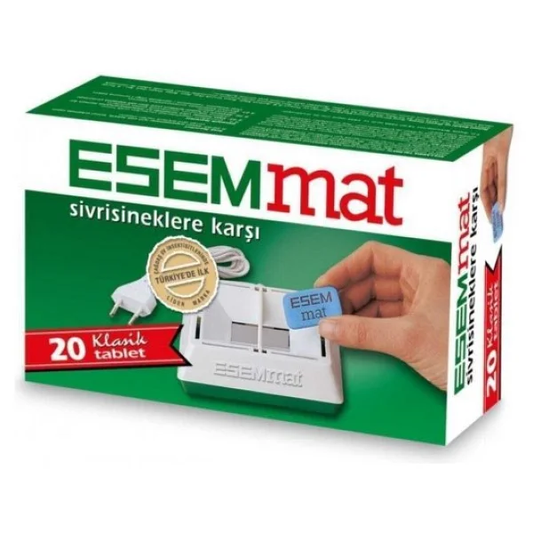 Esemmat Sivrisinek Kovucu Tablet 20'li - Görsel 4