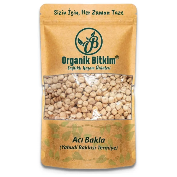 Organik Bitkim Acı Bakla ( Yahudi Baklası, Termiye) 500 Gr - Görsel 2