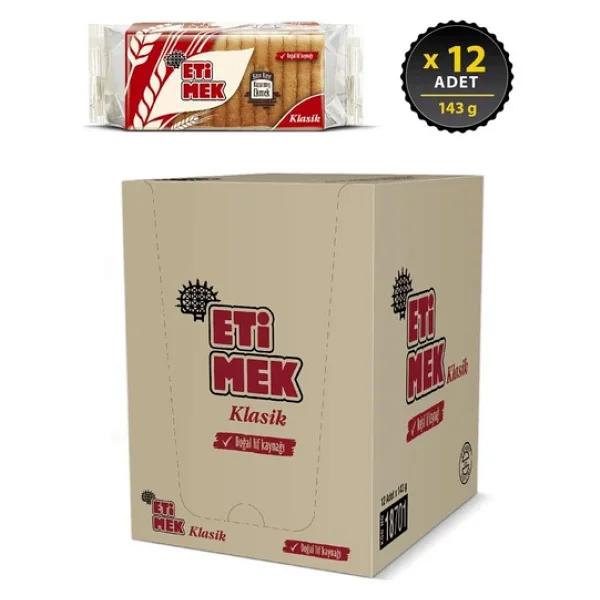 Eti Etimek Klasik 143 Gr 12'li Paket Kızarmış Ekmek - Görsel 2