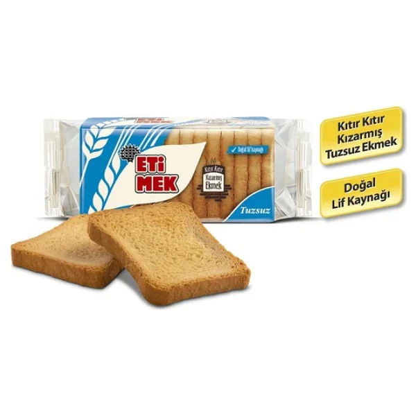 Eti Etimek 148 Gr 12'li Paket Tuzsuz Hazır Kızarmış Ekmek - Görsel 3
