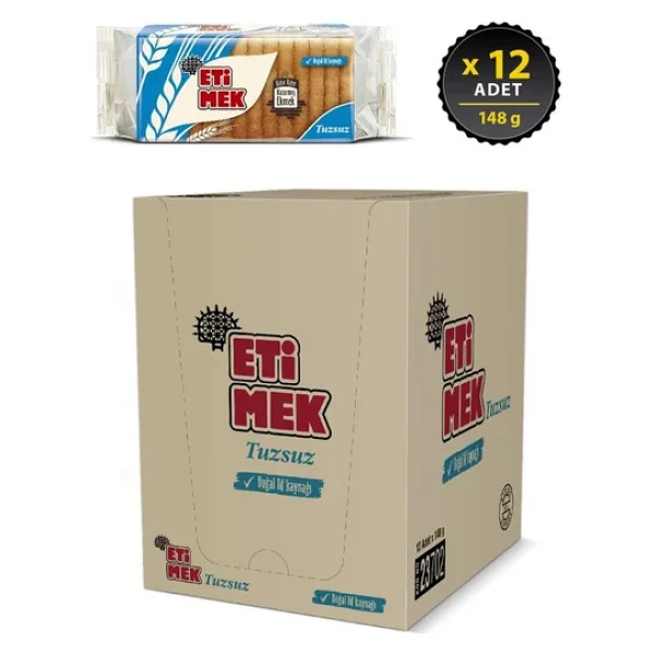 Eti Etimek 148 Gr 12'li Paket Tuzsuz Hazır Kızarmış Ekmek - Görsel 2
