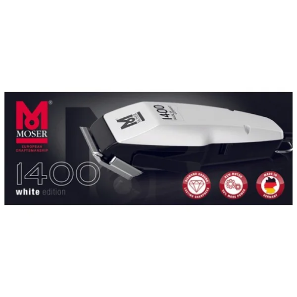 Moser 1406-0310 Beyaz Saç Kesme Makinesi - Görsel 7