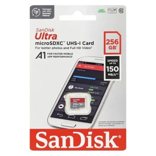 Sandisk Ultra Sdsquac-256g-Gn6mn Class 10 Uhs-I U1 A1 256 GB Micro Sd Kart - Görsel 7
