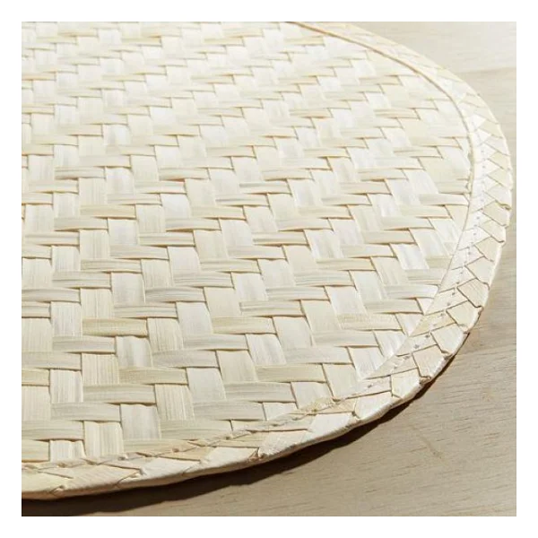 6 Adet Amerikan Servis, Palmiye Yaprağı Meridyendukkan 37x35 Cm Ikea-Sunumluk Servis - Görsel 4