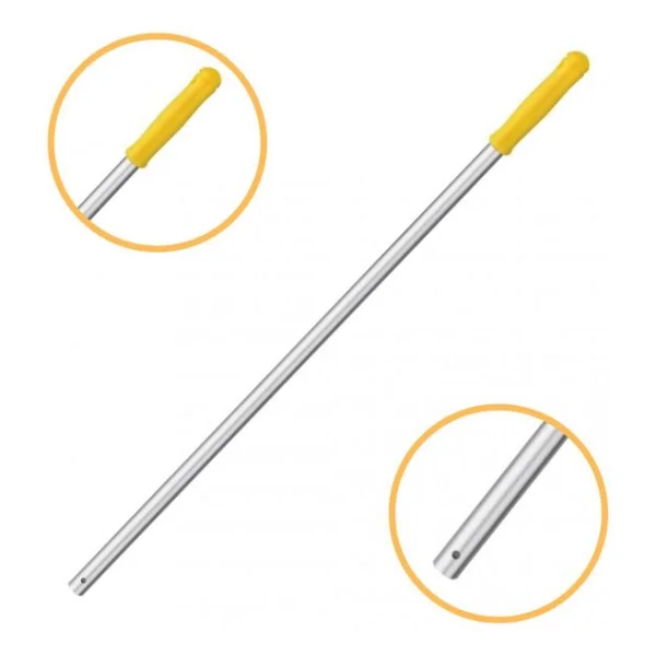 Mulpex Premium Kalite Alüminyum Eloksallı Sap, Delikli 140 Cm. Sarı - Görsel 4