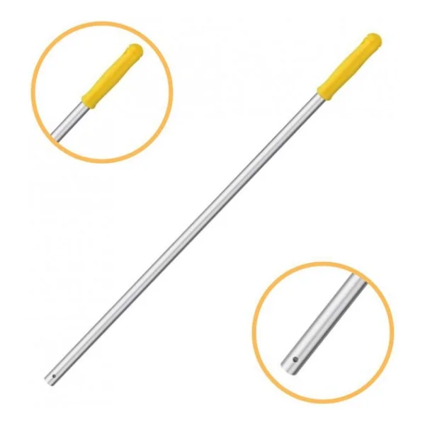 Mulpex Premium Kalite Alüminyum Eloksallı Sap, Delikli 140 Cm. Sarı - Görsel 5