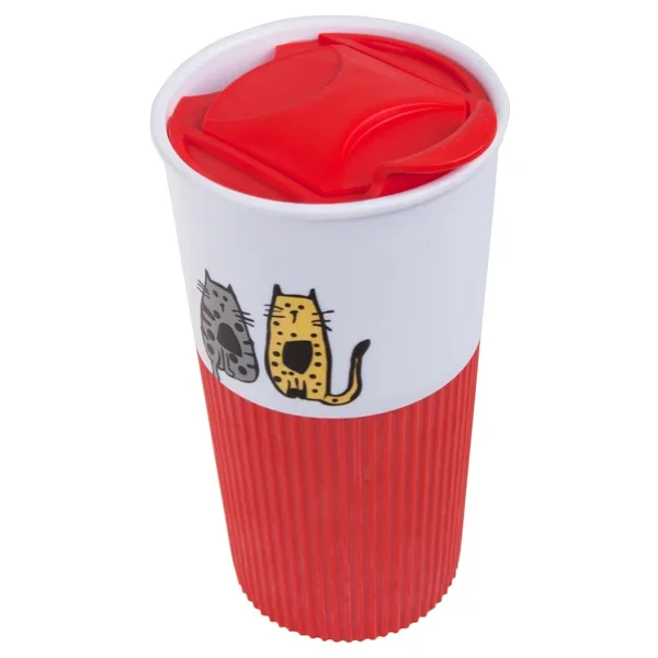Biggdesign Cats 450 Ml Plastik Termos Mug - Görsel 8