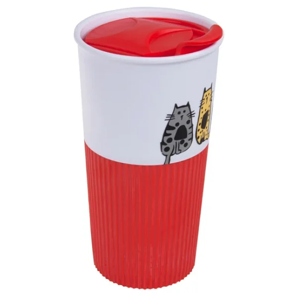 Biggdesign Cats 450 Ml Plastik Termos Mug - Görsel 9