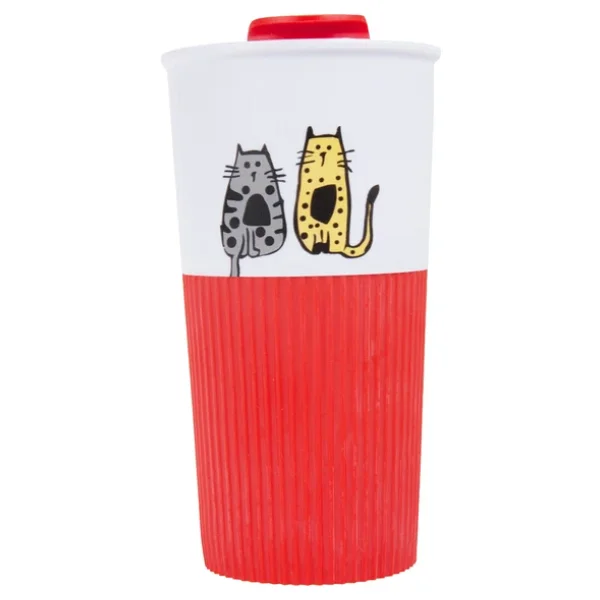 Biggdesign Cats 450 Ml Plastik Termos Mug - Görsel 4