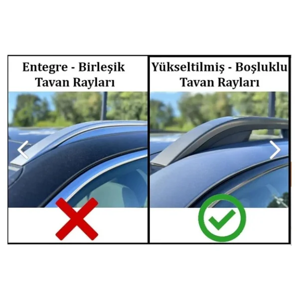 Bod Port Bagaj Ara Atkı Tavan Barı 135cm - Görsel 4