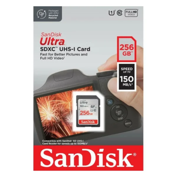 Sandisk Ultra Sdsdunc-256g-Gn6ın Class 10 Uhs-I U1 256 GB Hafıza Kartı - Görsel 5