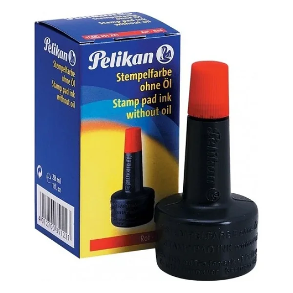 Pelikan Istampa Mürekkebi Kırmızı - Görsel 5