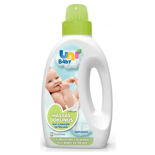 Uni Baby Hassas Dokunuş Sıvı Çamaşır Deterjanı 1500 Ml 2 Adet - Görsel 4