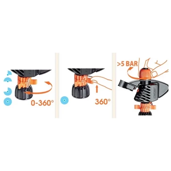 Claber 8707 Sprınk Pulsar Sistem Saplamalı - Görsel 2