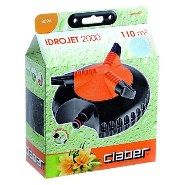 Claber 8694 IDROJET 2000 Üç Kollu Fıskiye - Görsel 2